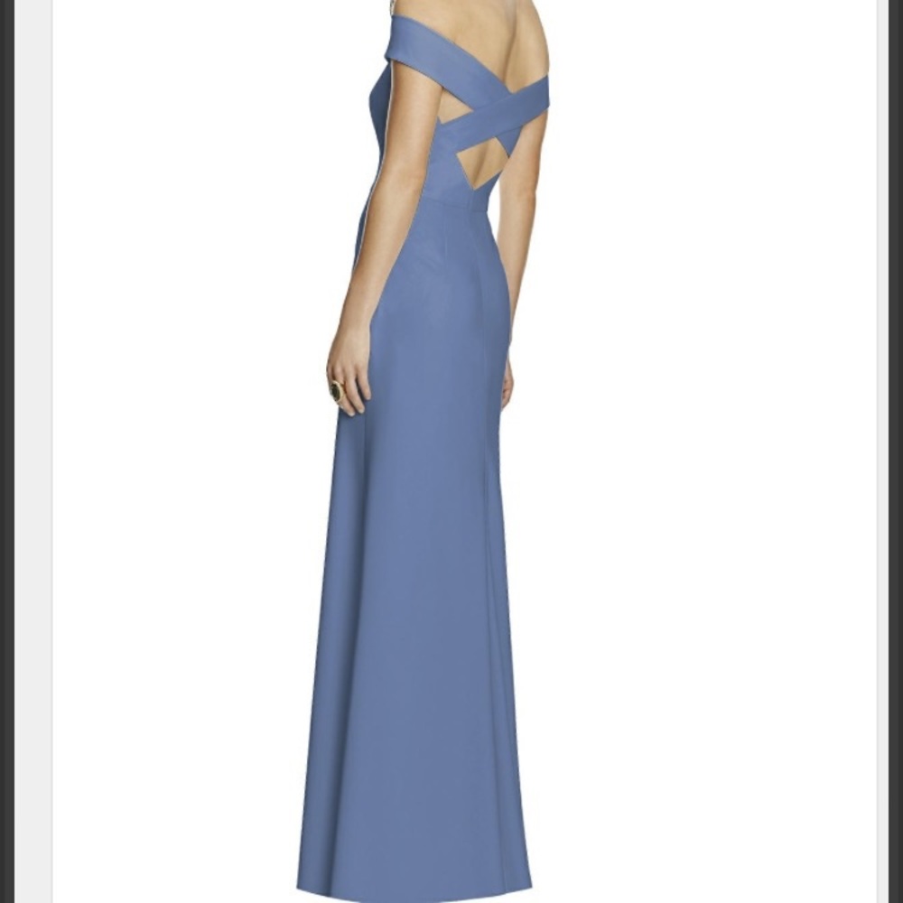 Dessy Bridesmaids Dress #2987 - larkspur